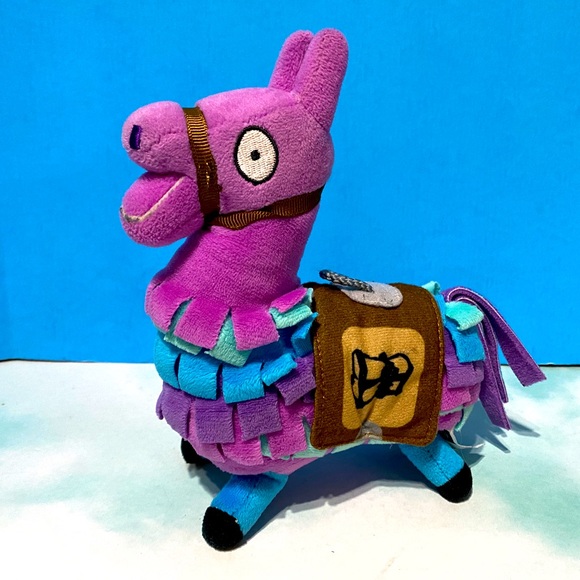 FORTNITE LOOT LLAMA RUSS PIÑATA PLUSH STUFFED TOY 7” EPIC GAMES 2018 - Picture 1 of 11